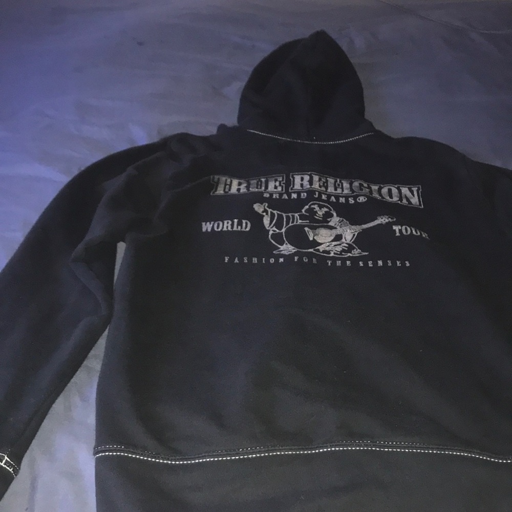 True religion sip up hoodie